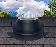Tubular Skylight Installed on Roof