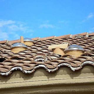 skylight installed on tile roof